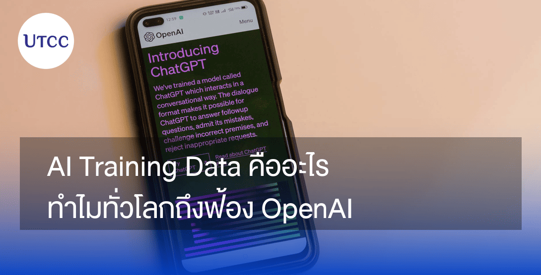 AI Training Data คืออะไร ทำไมทั่วโลกถึงฟ้อง OpenAI
